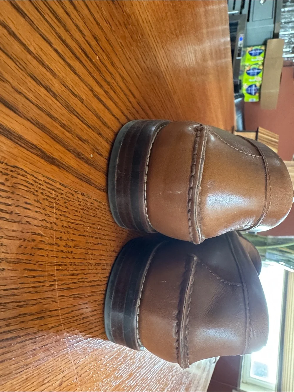 Polo by Ralph Lauren Brown Leather Penny Loafers